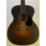 Larrivee OM40 Mahogany Acoustic Guitar with Pyramid Bridge in Vintage Burst with Hard Case
