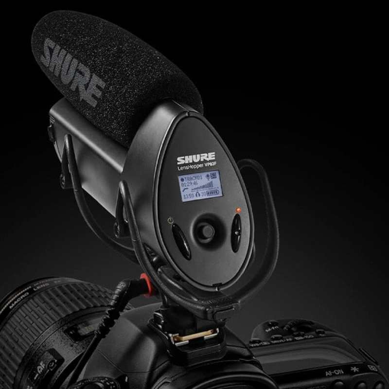 Shure VP83F Camera-Mount Condenser Microphone with Integrated Flash Recording - Image 2