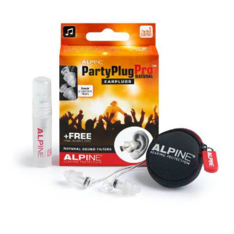 Alpine PartyPlug Pro Natural Ear Plugs - For Festival, Concert & Party-Goers - Image 3