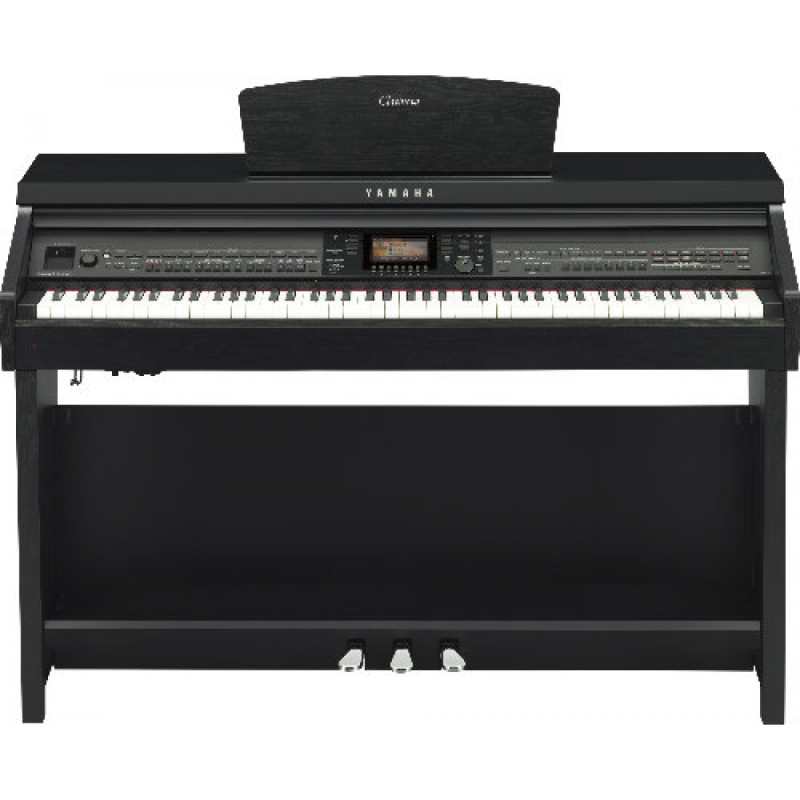 Yamaha CVP701 Clavinova Digital Piano in Satin Black Walnut (CVP701B) - Image 2