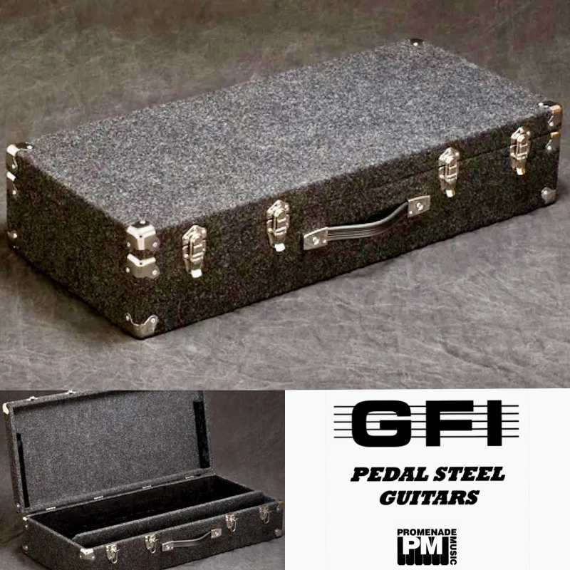 Black GFI S10PU Ultra Model (with pad) Single Neck 10-string Pedal Steel Guitar with 3 Pedals, 4 Knee Levers, and Hardcase - Made in USA - Image 5