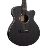 Tanglewood TWBB SFCE Electro-Acoustic Guitar in Smokestack Black Satin