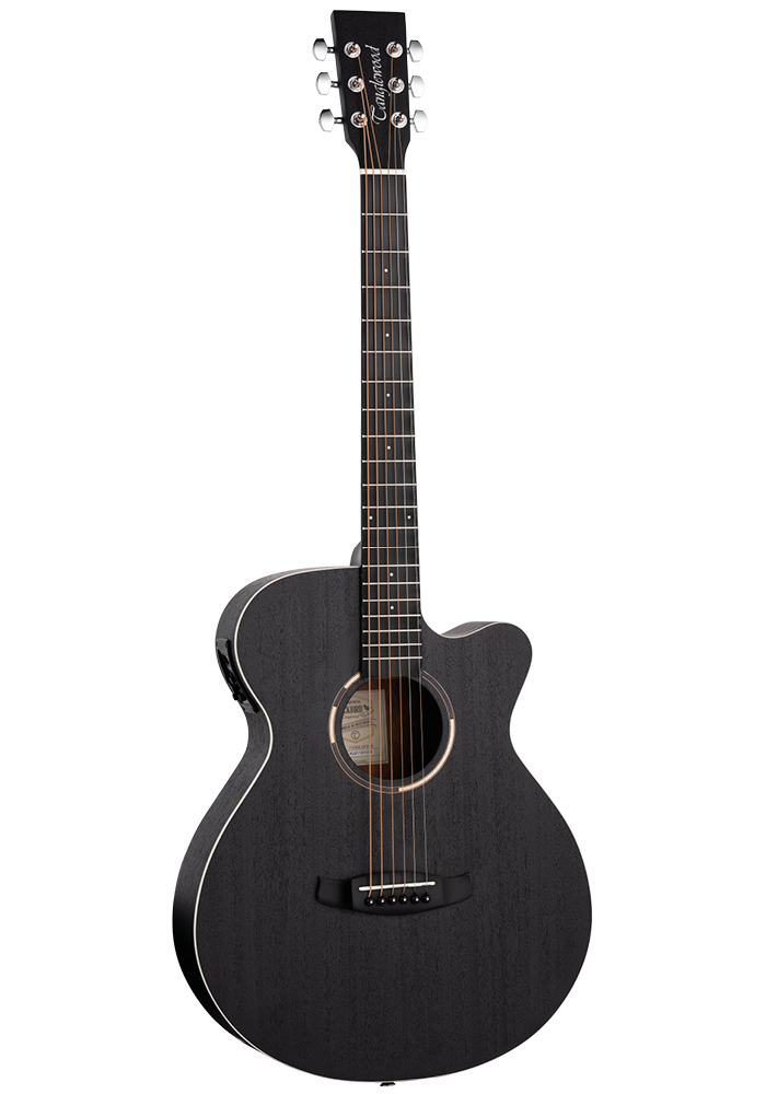 Tanglewood TWBB SFCE Electro Acoustic Guitar in Smokestack Black Satin
