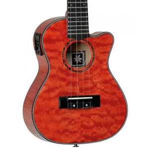 Tanglewood TWT 25 E Tuscan Concert Ukulele, Sunset Red Gloss