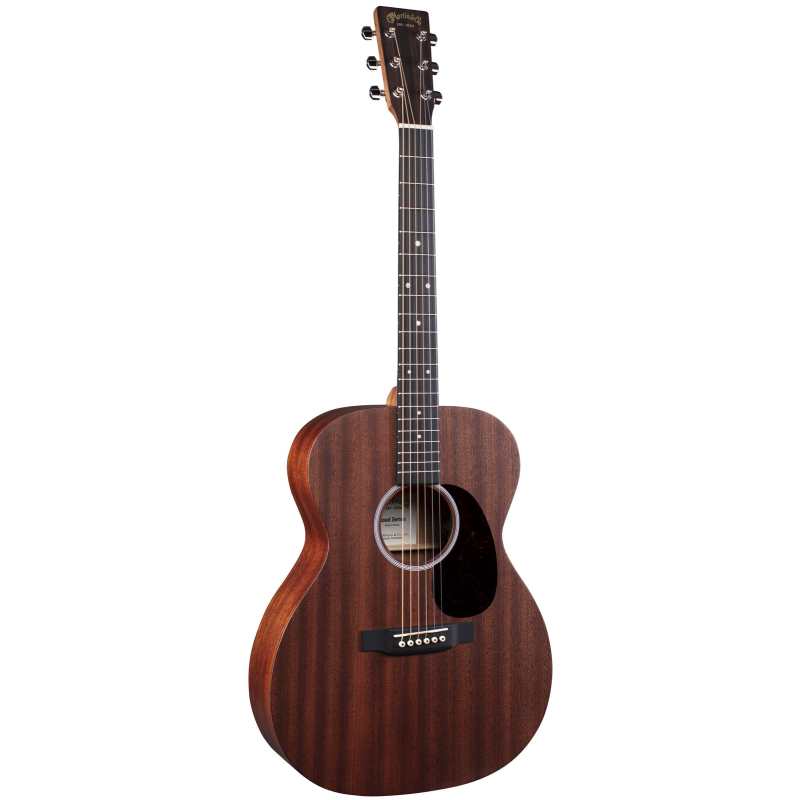 Martin 00010E All Solid Auditorium Model Electro Acoustic Guitar in Sapele Satin with Gig Bag - Image 3
