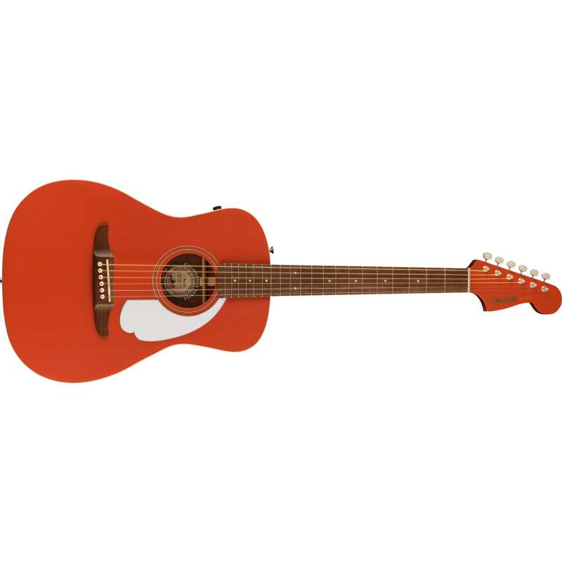 Fender Malibu Player, Fiesta Red - Image 6