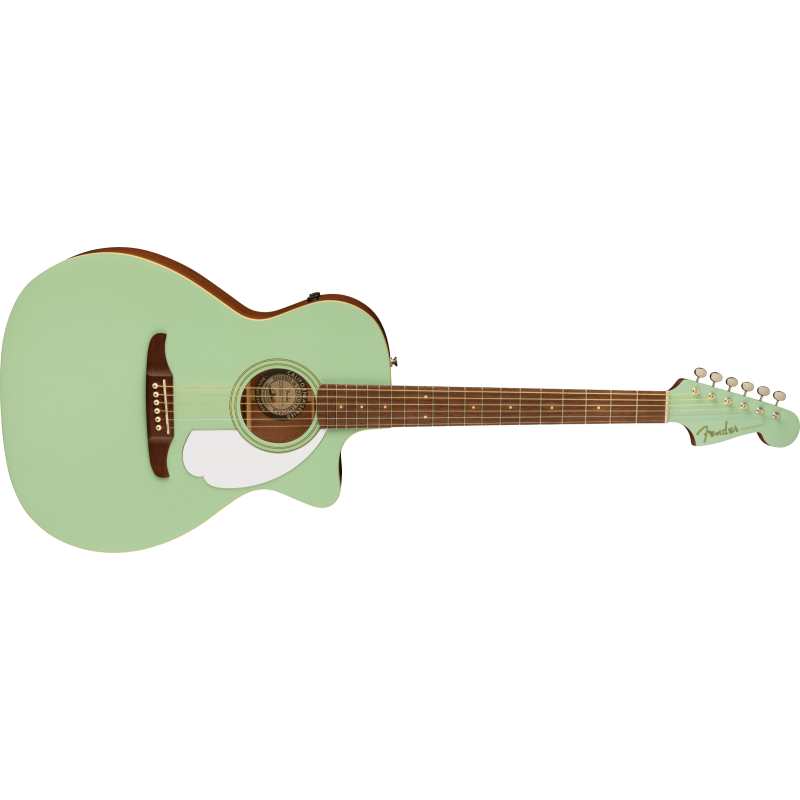 Fender Newporter Player, Electro Acoustic Guitar, Surf Green - Image 5