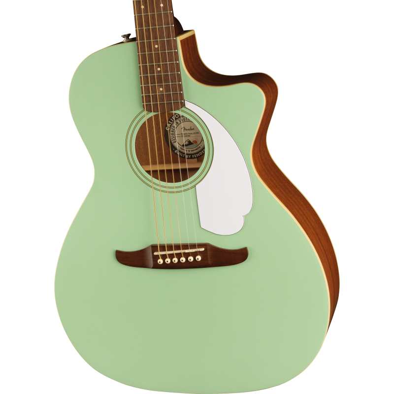 Fender Newporter Player, Electro Acoustic Guitar, Surf Green