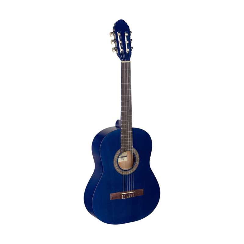 Stagg C430M 3/4 Size Nylon Classical Strung Guitar In Matt Blue - Image 2