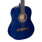Stagg C410M 1/2 Size Nylon Strung Classical Guitar, Blue