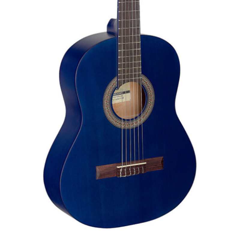 Stagg C410M 1/2 Size Nylon Strung Classical Guitar, Blue