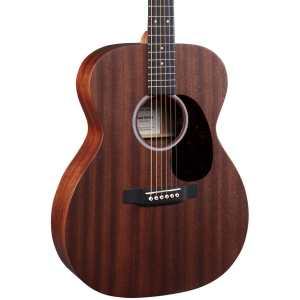 Martin 00010E All Solid Auditorium Model Electro Acoustic Guitar in Sapele Satin with Gig Bag