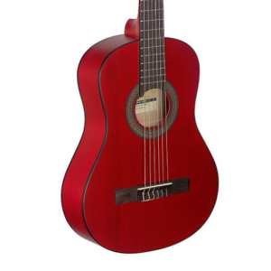 Stagg C430M 3/4 Size Nylon Strung Classical Guitar, Red