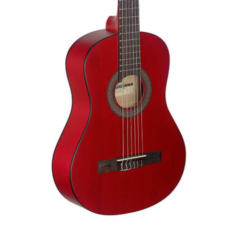 Stagg C430M 3/4 Size Nylon Strung Classical Guitar, Red