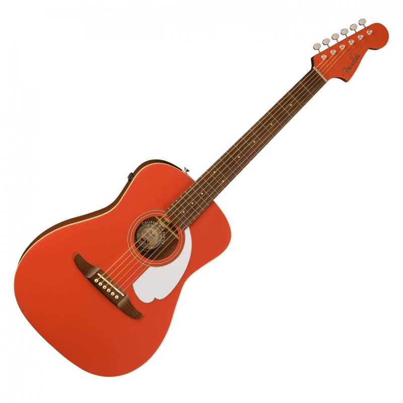 Fender Malibu Player, Fiesta Red - Image 7