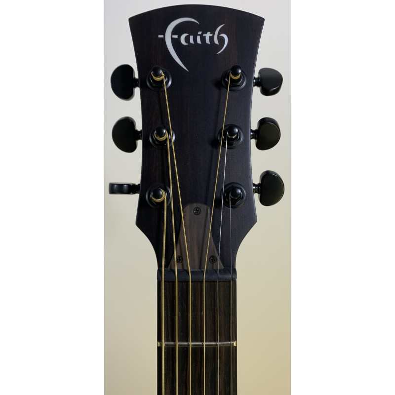Faith FPNECK Nexus Neptune Electro Acoustic Guitar (43mm Nut) in Copper Black with Gigbag - Image 3