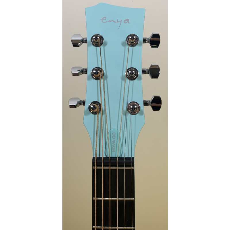 Enya Nova Go Blue Carbon Fiber Acoustic Guitar - Image 5