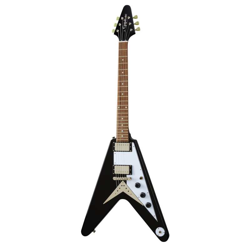 Epiphone Inspired by Gibson Collection Flying V in Ebony (EIFVEBNH1) - Image 4
