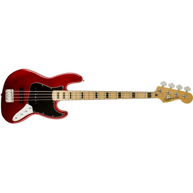 Squier Vintage Modified Jazz Bass 70s, Candy Apple Red, Secondhand - Image 4