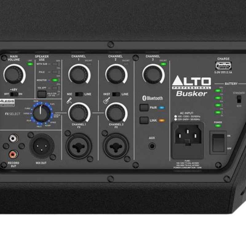 Alto Busker 200 Watt Portable PA Speaker (Battery Powered) - Image 4