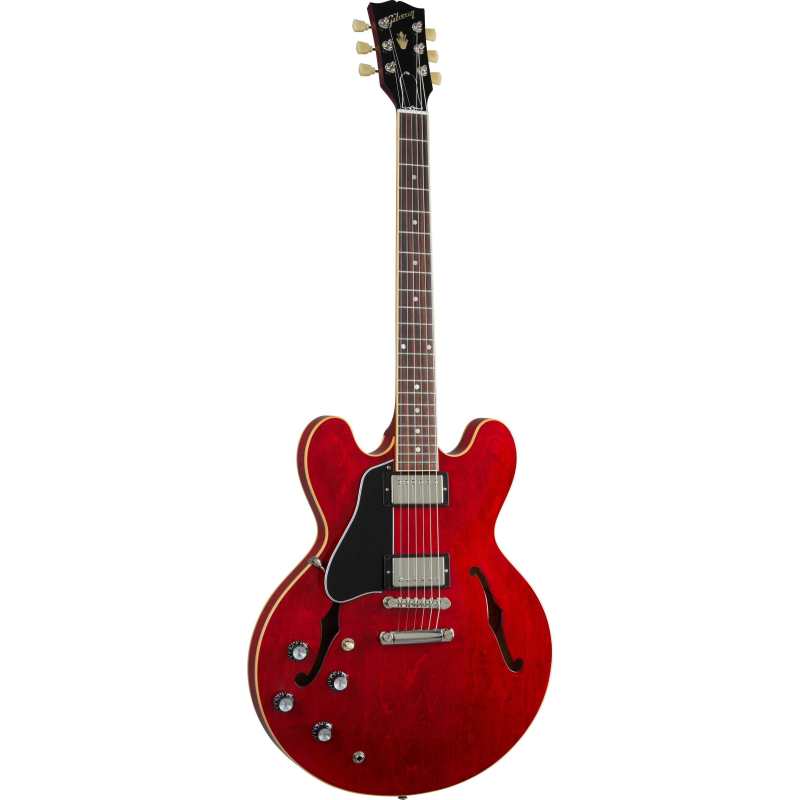 Gibson ES335 Left-handed Sixties Double-cut Semi-hollow Body in Cherry with Hardcase - Image 3