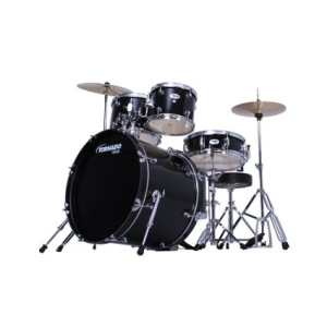 Mapex Tornado Rock/Fusion Drum Kit, 20 Bass Drum, Includes Hardware, Stool, Crash & Hi-Hats,  Burgundy Red