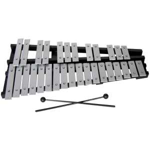 Atlas APT408 - 30-note / 2.4-octave Basic Classroom Glockenspiel with Bag and Beaters ….. range g-c (GR18052)