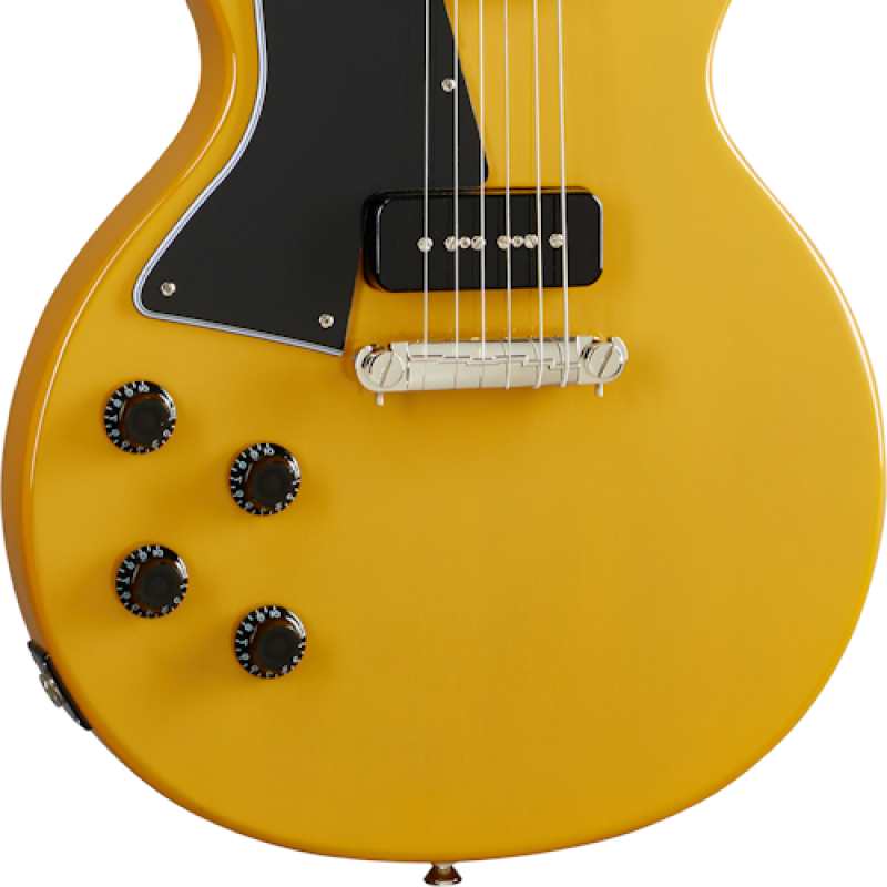Left-handed Epiphone Inspired By Gibson Les Paul Special in TV Yellow - Image 5