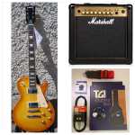 Levin Deluxe LE58-LD in High-Glo Lemon Drop Electric Guitar Package