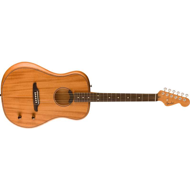 Fender Highway Series Dreadnought, All-Mahogany with Gig Bag (0972512122) - Image 2