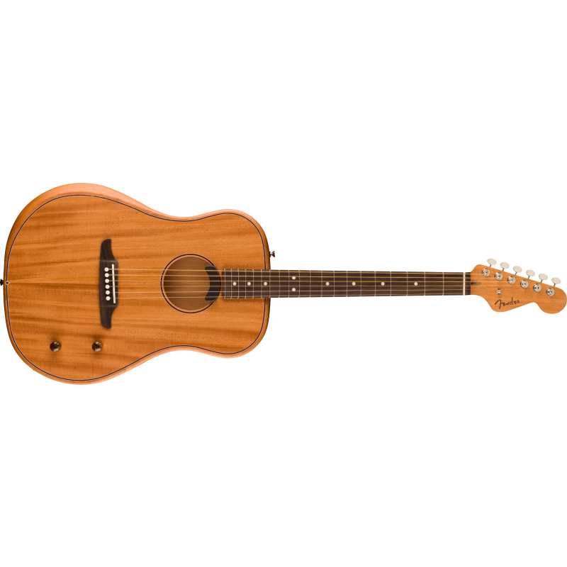Fender Highway Series Dreadnought, All-Mahogany with Gig Bag (0972512122) - Image 3
