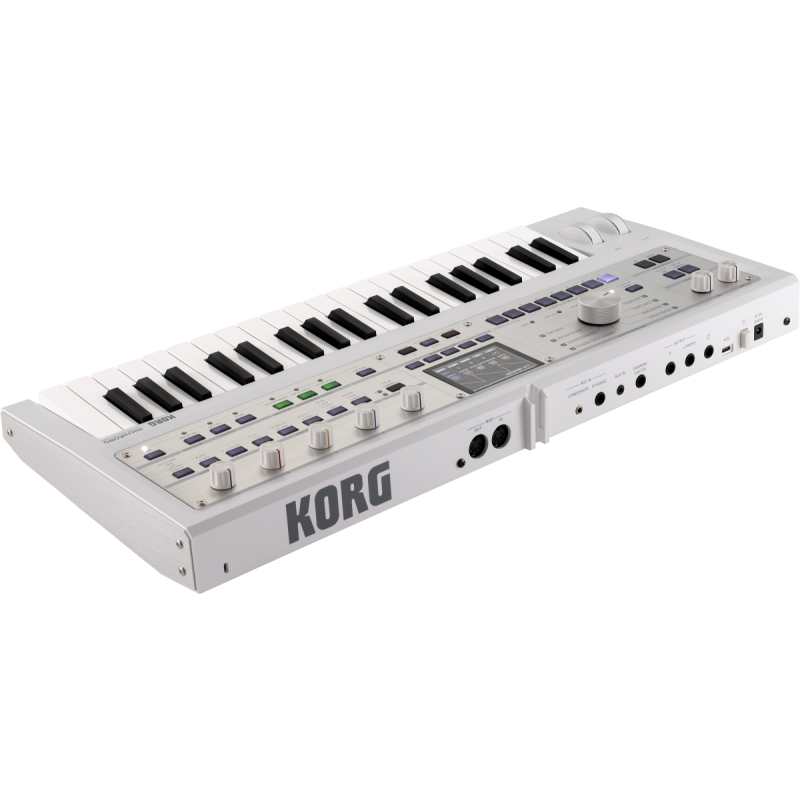 Korg MicroKorg MkII, Metallic White (MicroKorg 2) Special Edition Colour - Image 2