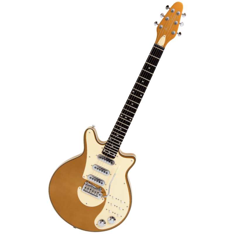 Brian May Signature Guitar, the BMG Special LE in Jubilee Gold with Padded Gigbag - Image 4