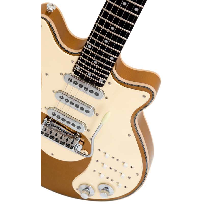 Brian May Signature Guitar, the BMG Special LE in Jubilee Gold with Padded Gigbag - Image 7