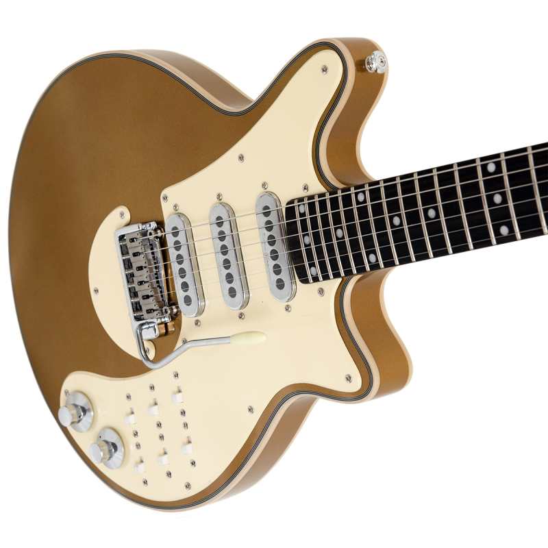 Brian May Signature Guitar, the BMG Special LE in Jubilee Gold with Padded Gigbag - Image 5