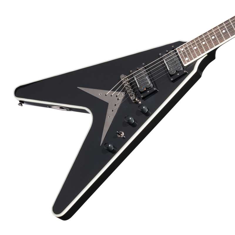 Epiphone Dave Mustaine Flying V Custom in Black Metallic with Hardcase - Image 2