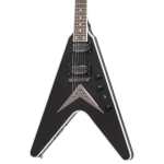 Epiphone Dave Mustaine Flying V Custom in Black Metallic with Hardcase