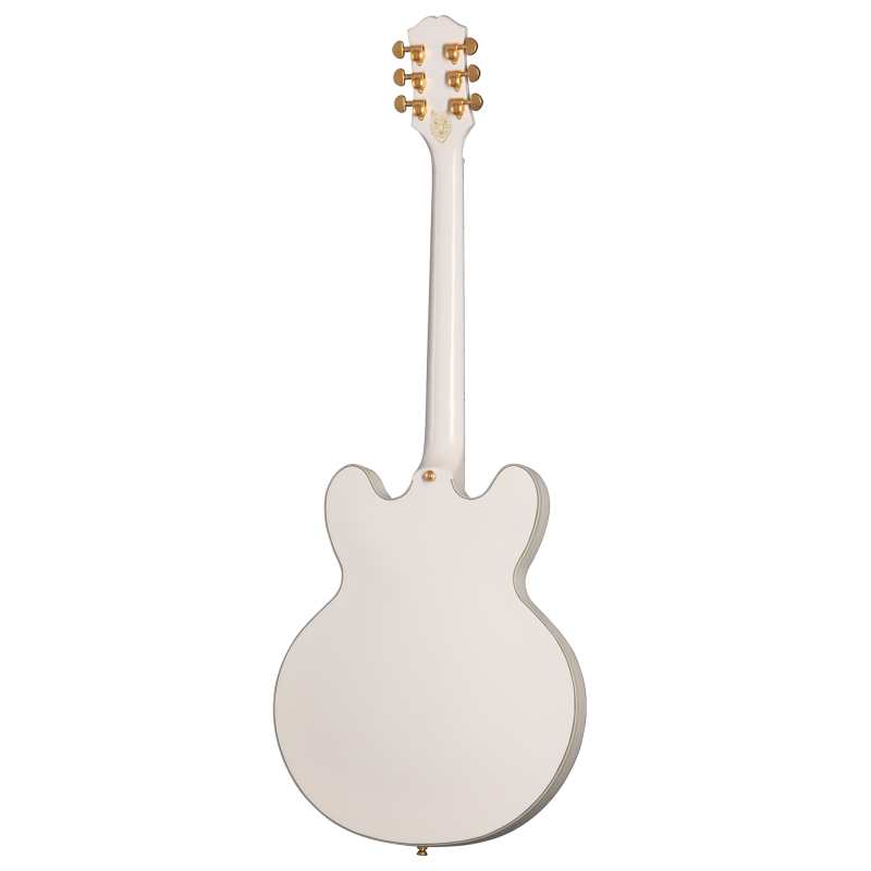 Epiphone Emily Wolfe "White Wolfe" Sheraton Double-cut Semi-hollow Body Electric Guitar in Aged Bone White Finish with EpiLite Case - Image 5