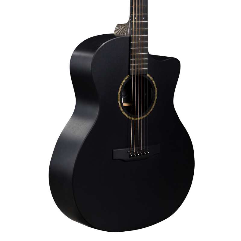 Martin GPCX1E X-Series GPC Model Electro Acoustic Guitar in Black with Softshell Case