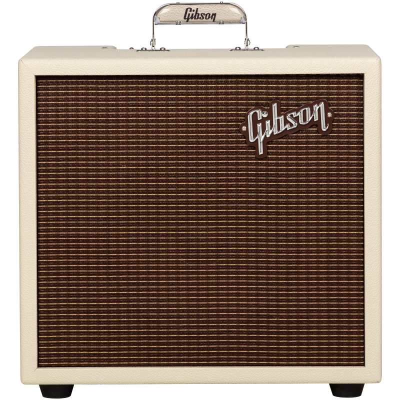 Gibson Falcon 5 1 x 10 Combo in Cream Bronco Vinyl with Oxblood Grille - Image 3