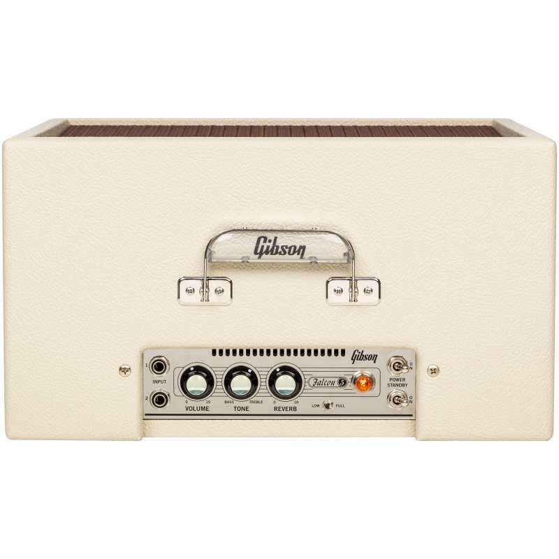 Gibson Falcon 5 1 x 10 Combo in Cream Bronco Vinyl with Oxblood Grille - Image 2