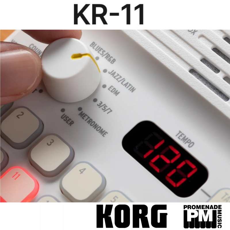 Korg KR-11 Compact Rhythm Box, Drum Machine (KR11) - Image 2