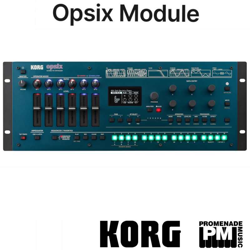 Korg Opsix Module Altered FM Synthesizer Model (No Keys Version)