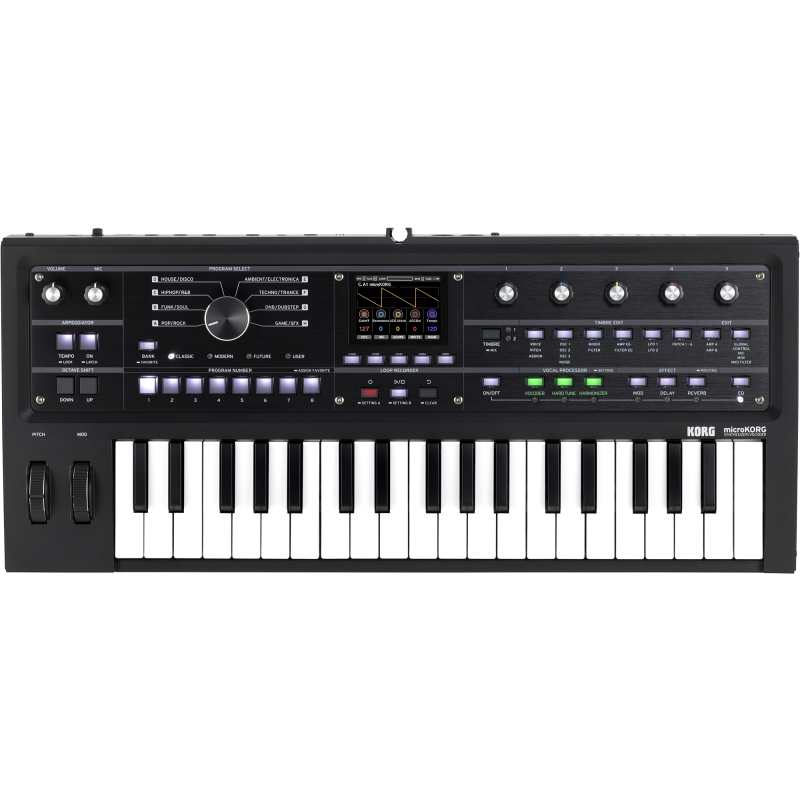Korg MicroKorg MkII, Metallic Black (MicroKorg 2) Special Edition Colour - Image 4