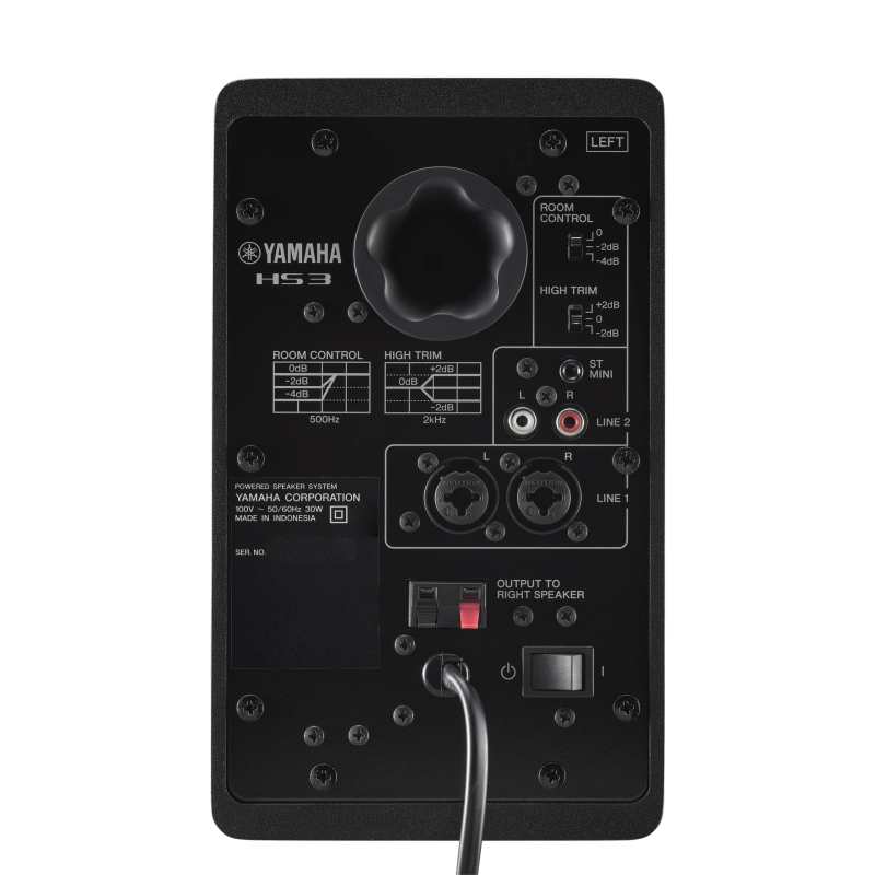 Yamaha HS3 (HS-3) Monitor Speakers in Black (PAIR) - Image 3