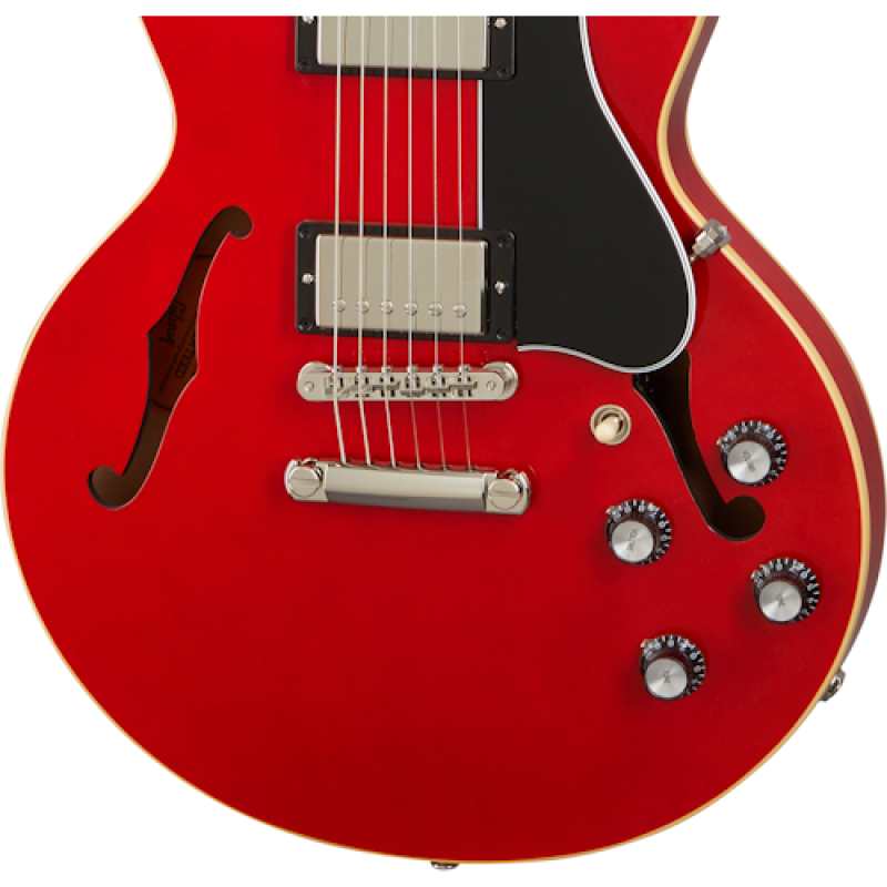 Gibson ES339 Double-cut Semi-hollow Body Electric Guitar in Cherry Finish with Hardcase - Image 5