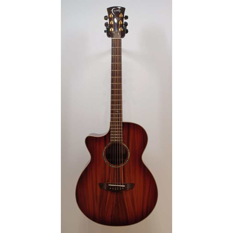 Faith FVBMBL Blood Moon Venus Cutaway Electro Acoustic With Case, Lefthanded - Image 7