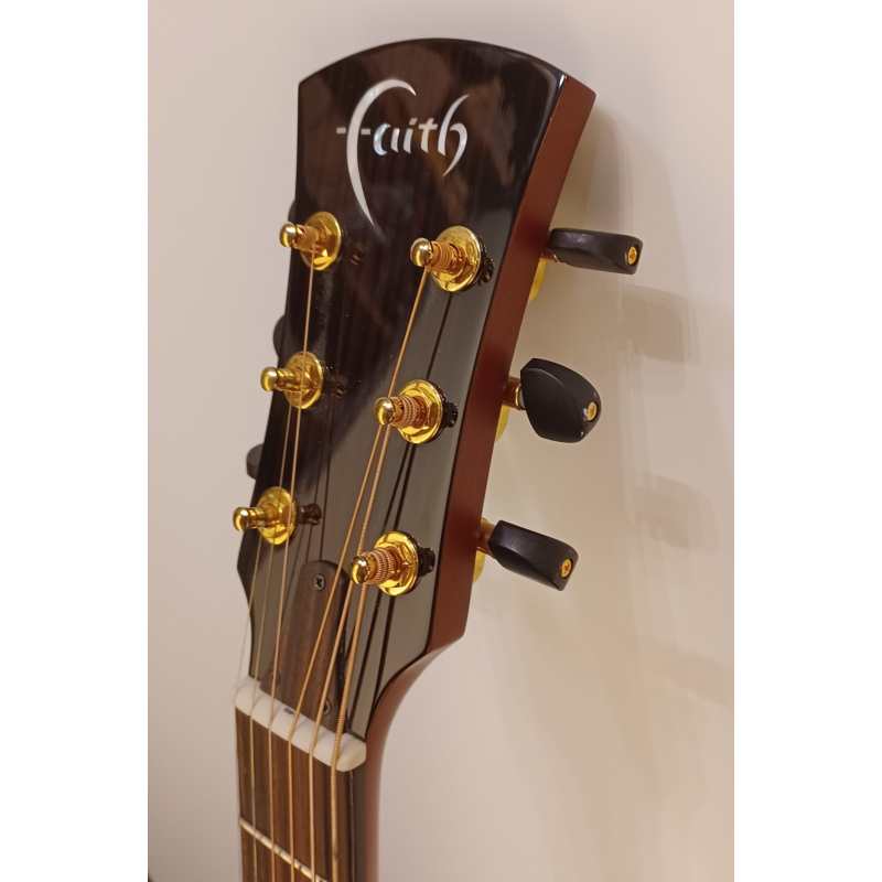 Faith FVBMBL Blood Moon Venus Cutaway Electro Acoustic With Case, Lefthanded - Image 3