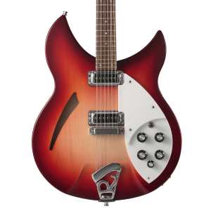 Rickenbacker 330-12 Double-cut Semi-hollow Body 12-string Electric Guitar in Fireglo Finish with Hardcase