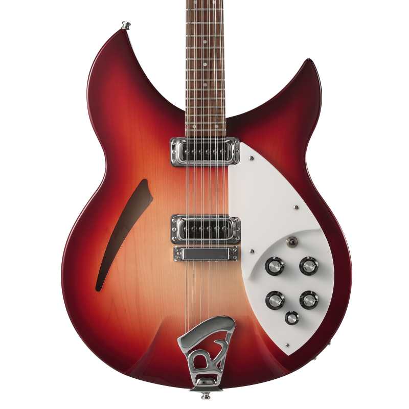 Rickenbacker 330-12 Double-cut Semi-hollow Body 12-string Electric Guitar in Fireglo Finish with Hardcase